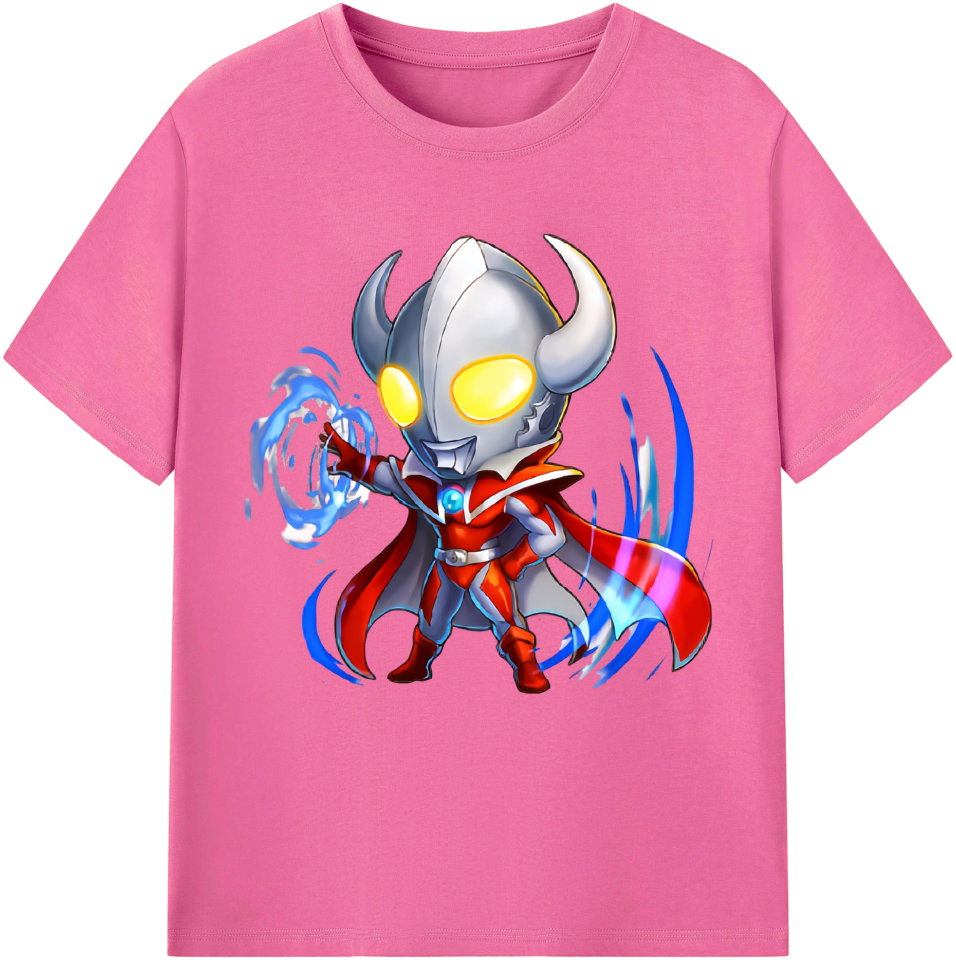（画像用） ウルトラマン Ultraman レディースカジュアルプリントTシャツ（綿100％）